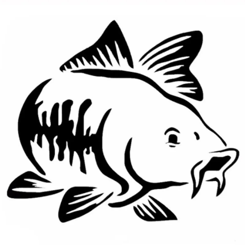 Fishing Boat Inflatable - Pegatina de dibujos animados para coche,
