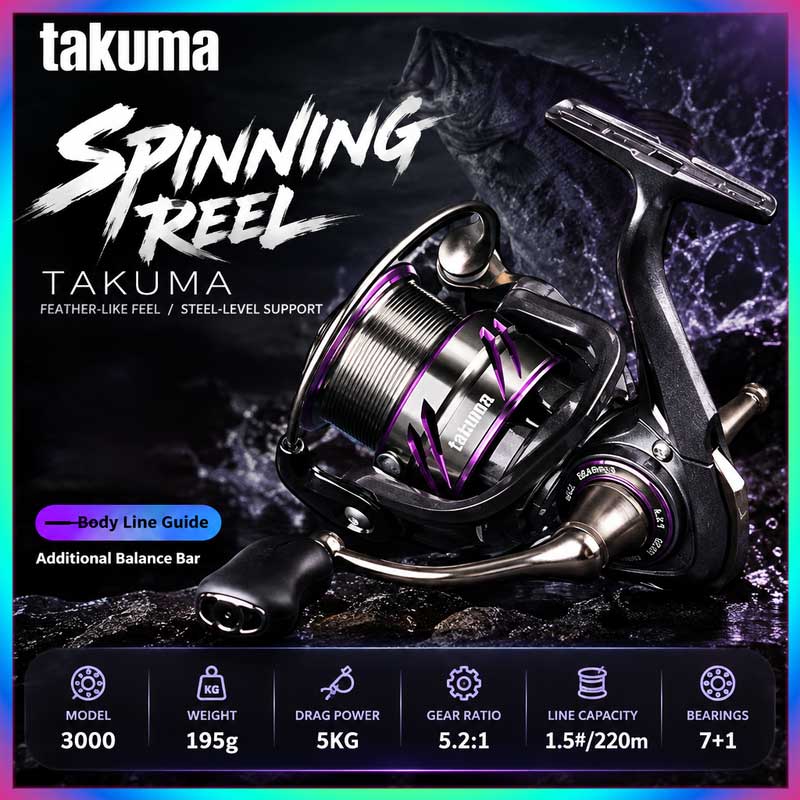 Fishing Boat Steering Wheel - Carrete de pesca Takuma Lingxi 3000s,